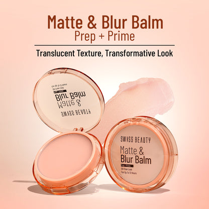 Swiss Beauty Matte & Blur Balm Prep + Prime - Distacart