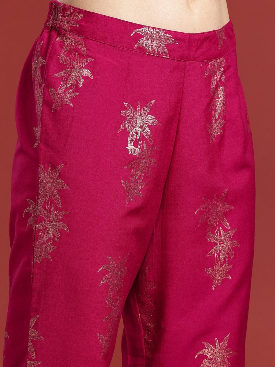 Anouk Ethnic Motifs Printed Regular Kurta with Trousers - Distacart