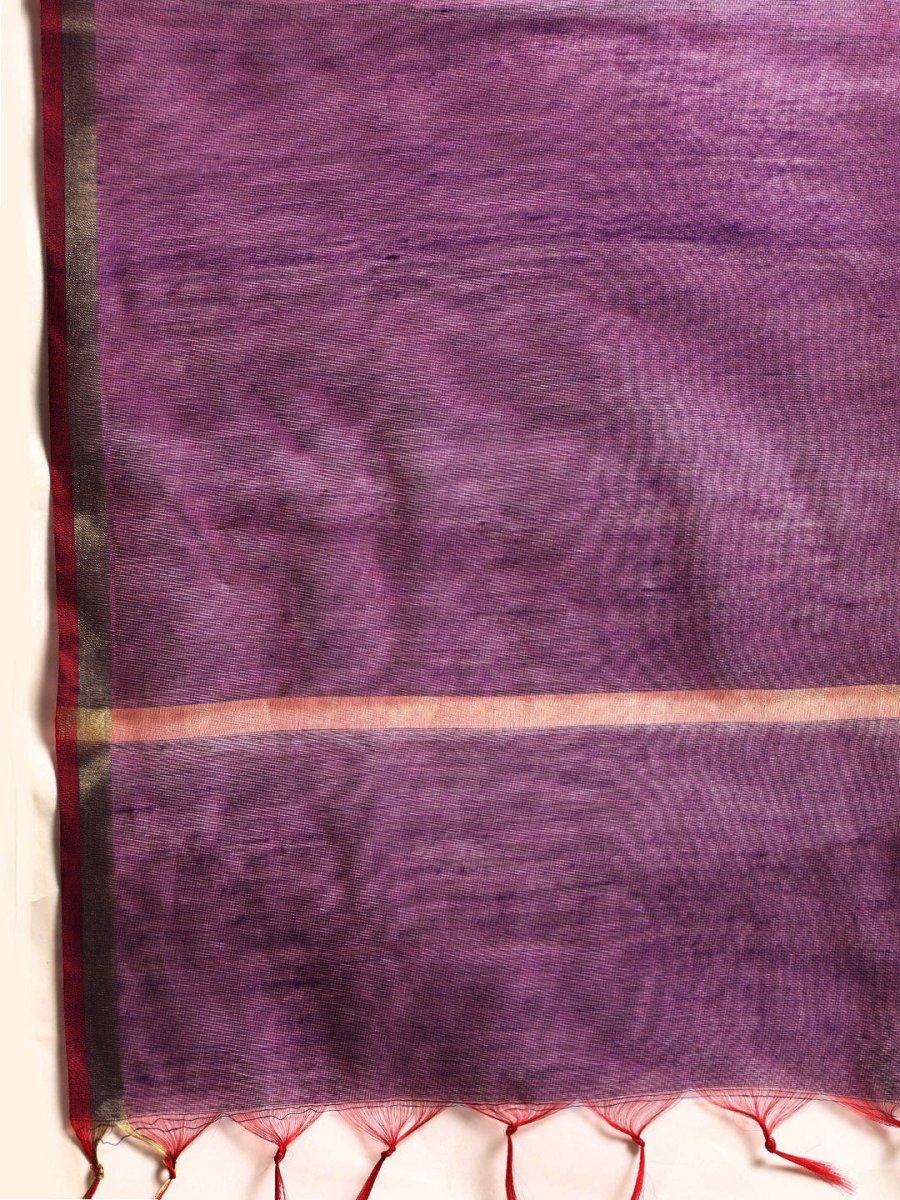 All About You Women Purple Zari Embroidered Regular Kurta with Trousers & Dupatta - Distacart