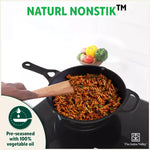 Thumbnail for The Indus Valley CASTrong Cast Iron Fry Pan/Skillet, Pre-seasoned, Nonstick, 100% Pure, Toxin-free, Induction,Spatula, 25.4cm, 1.7L, 2.3kg