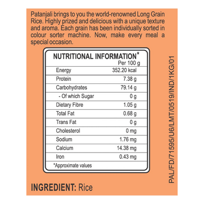 Patanjali Deep Kalash Rice - Distacart