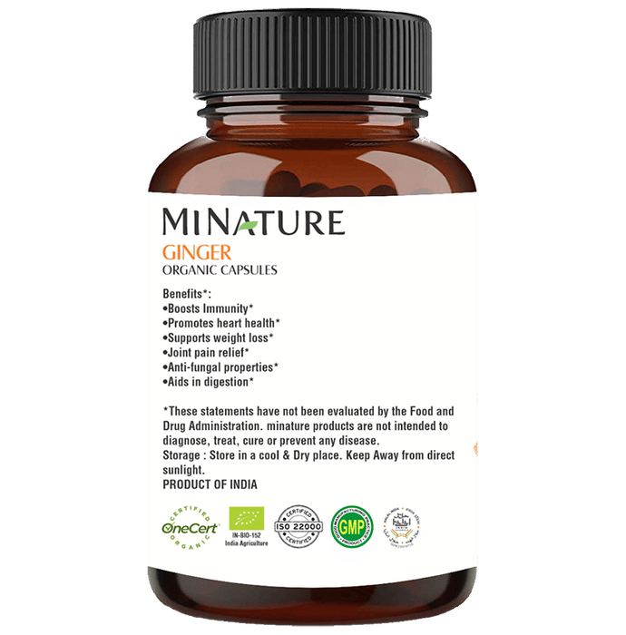 Minature Ginger Organic Capsule