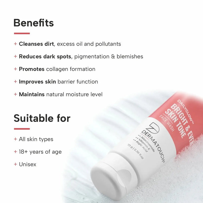 Dermatouch Dailyglow Bright & Even Skin Tone Face Wash