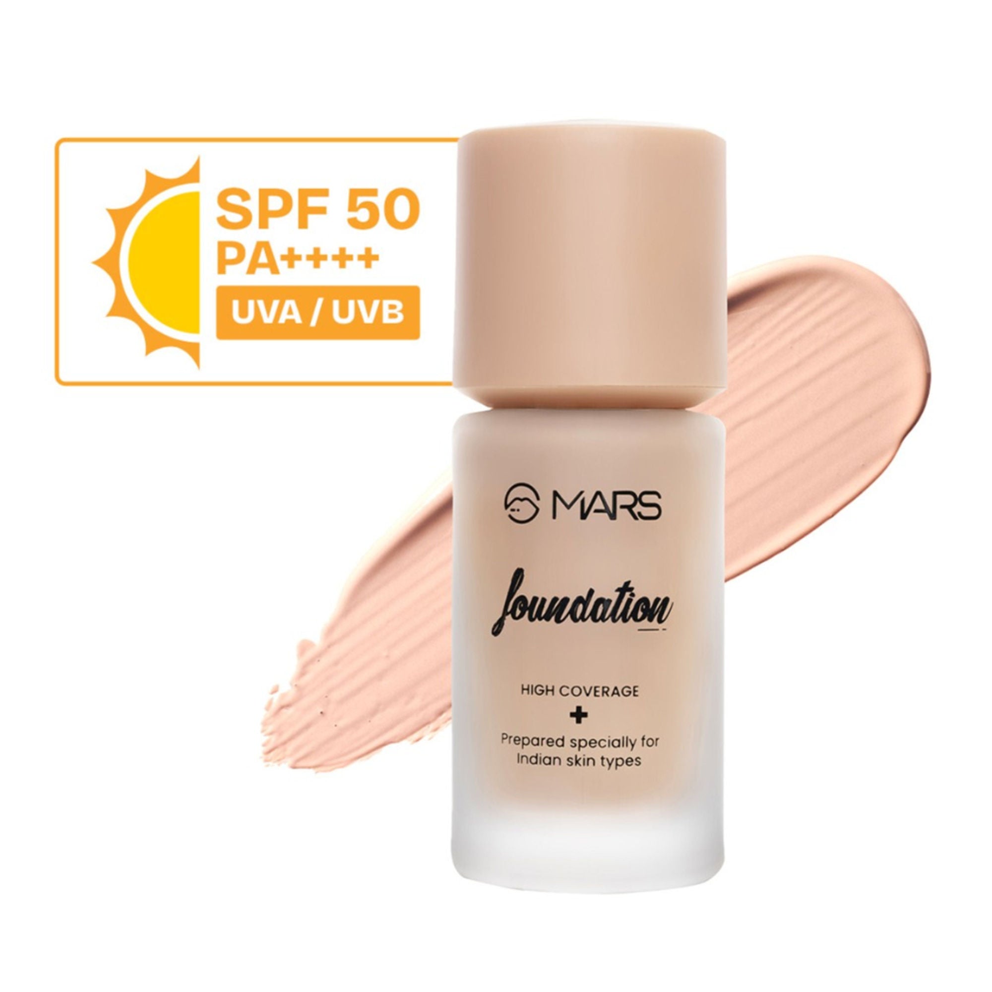 MARS SPF50 PA++++ High Coverage Liquid Foundation - 2