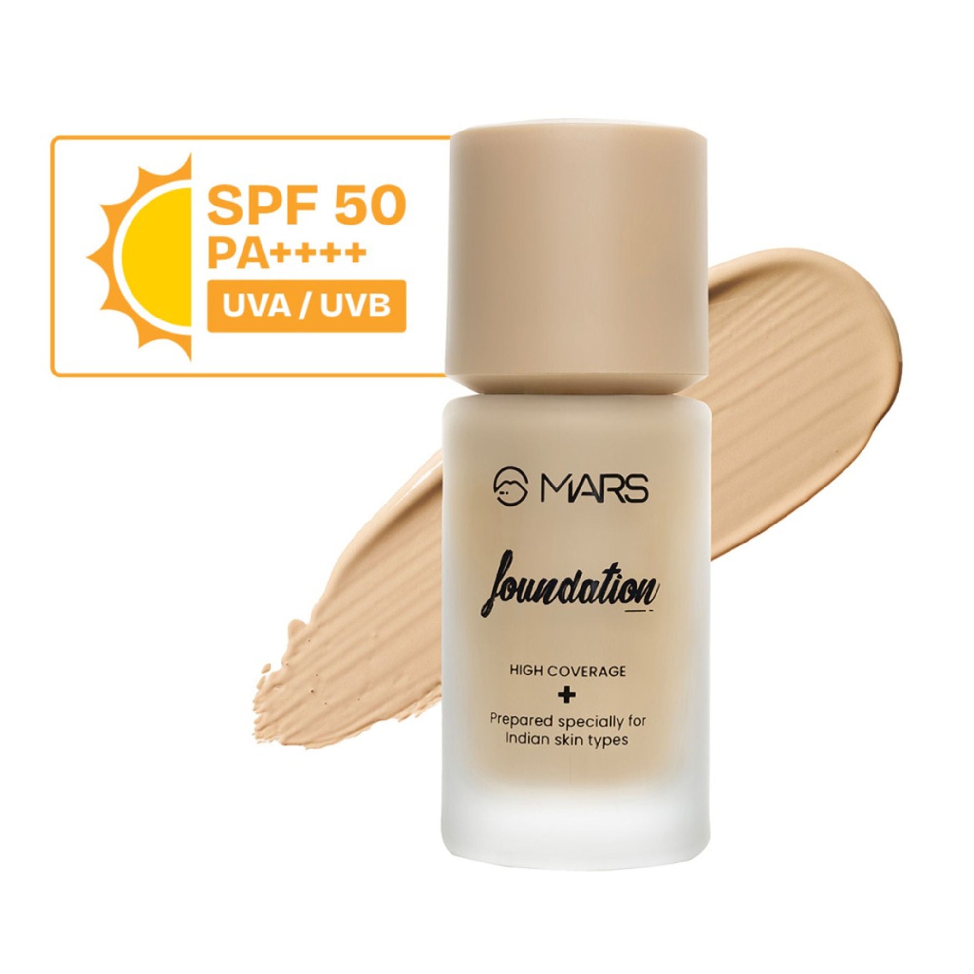 MARS SPF50 PA++++ High Coverage Liquid Foundation - 3