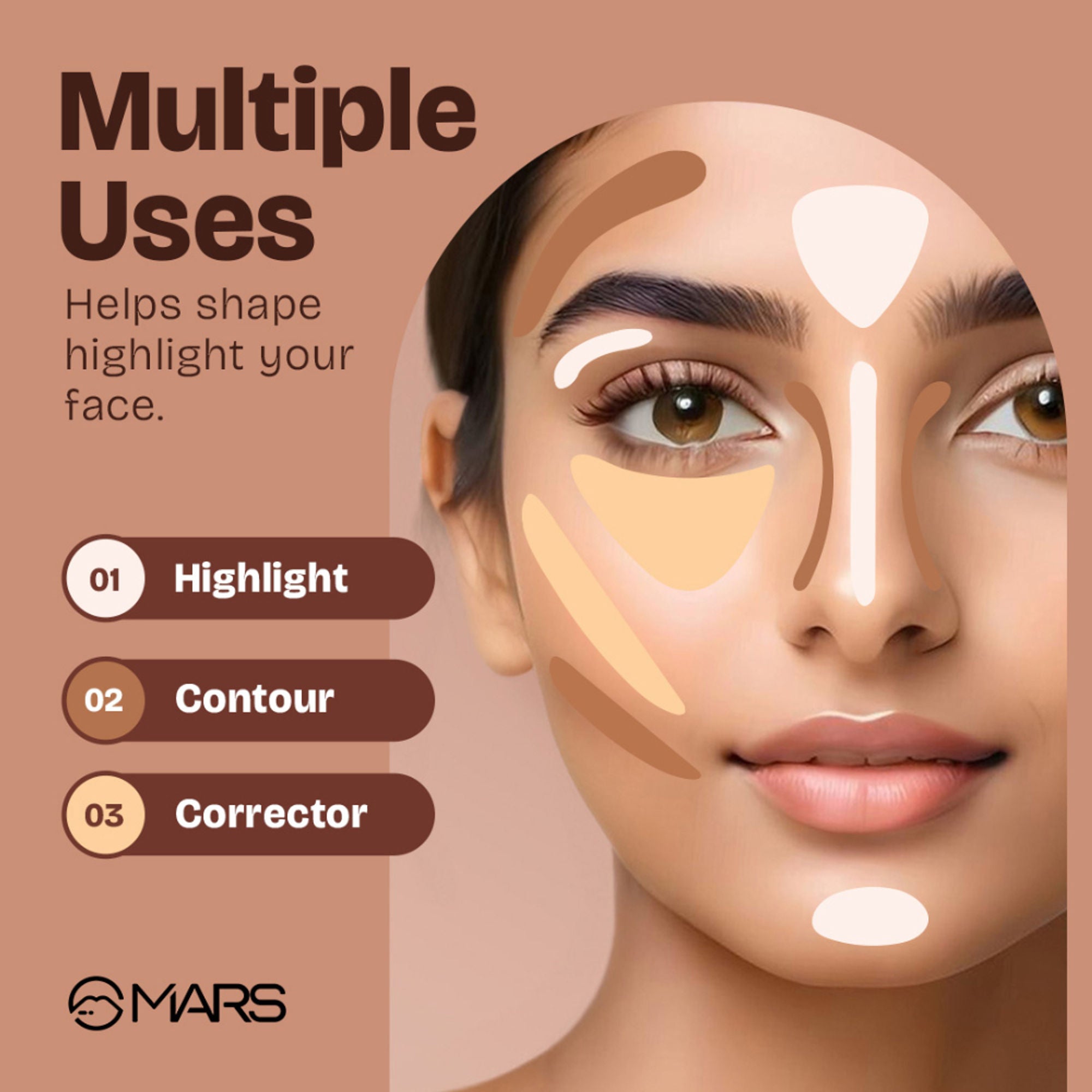 MARS Cosmetics SPF 50 PA++++ Cancel Concealer - 02 Yellow