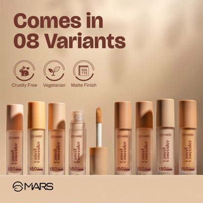 MARS Cosmetics SPF 50 PA++++ Cancel Concealer - 06 Honey Glow - Distacart