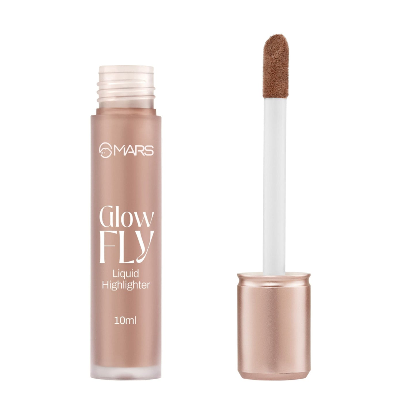 MARS Cosmetics Glow Fly Liquid Highlighter - 01-Winged Rose - Distacart