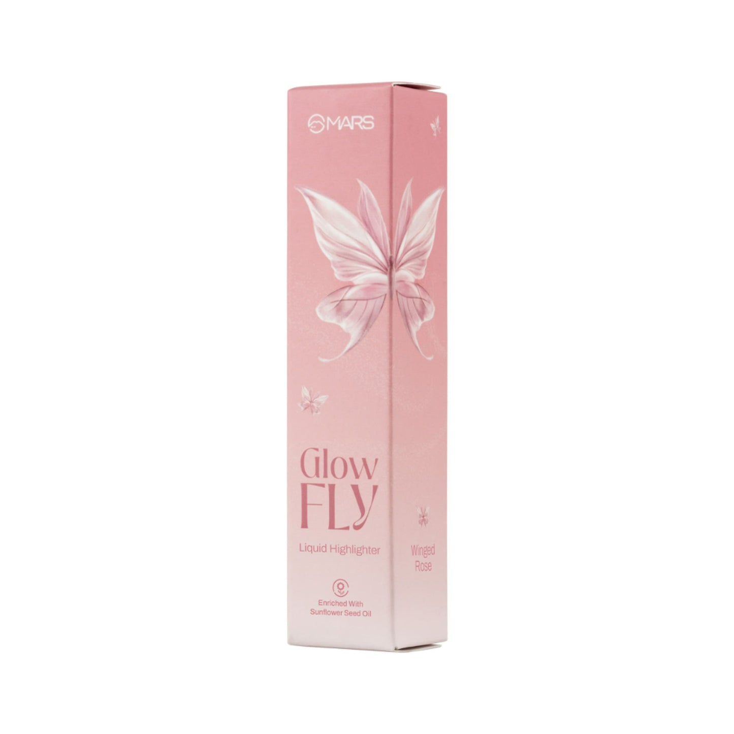 MARS Cosmetics Glow Fly Liquid Highlighter - 01-Winged Rose - Distacart