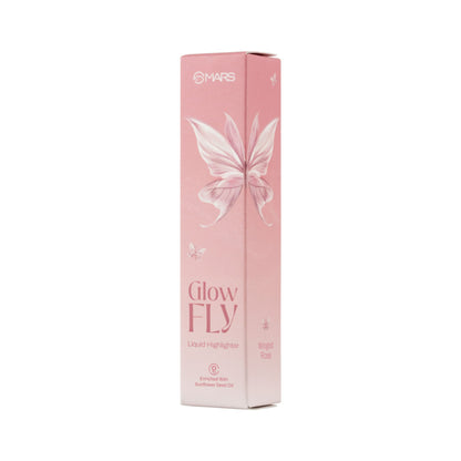 MARS Cosmetics Glow Fly Liquid Highlighter - 01-Winged Rose - Distacart