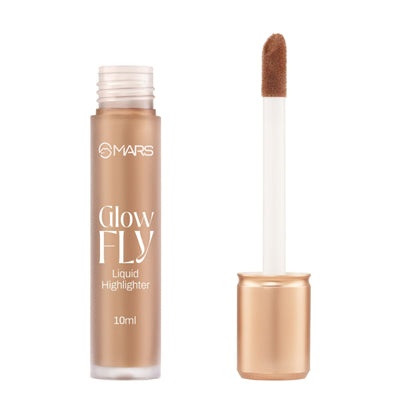 MARS Cosmetics Glow Fly Liquid Highlighter - 02-Winged Champagne - Distacart