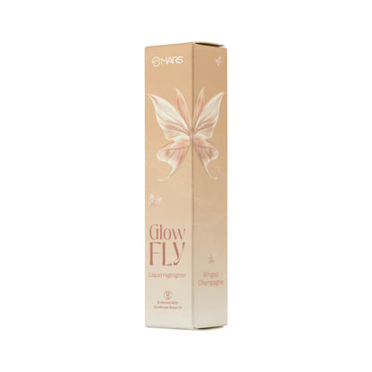 MARS Cosmetics Glow Fly Liquid Highlighter - 02-Winged Champagne - Distacart