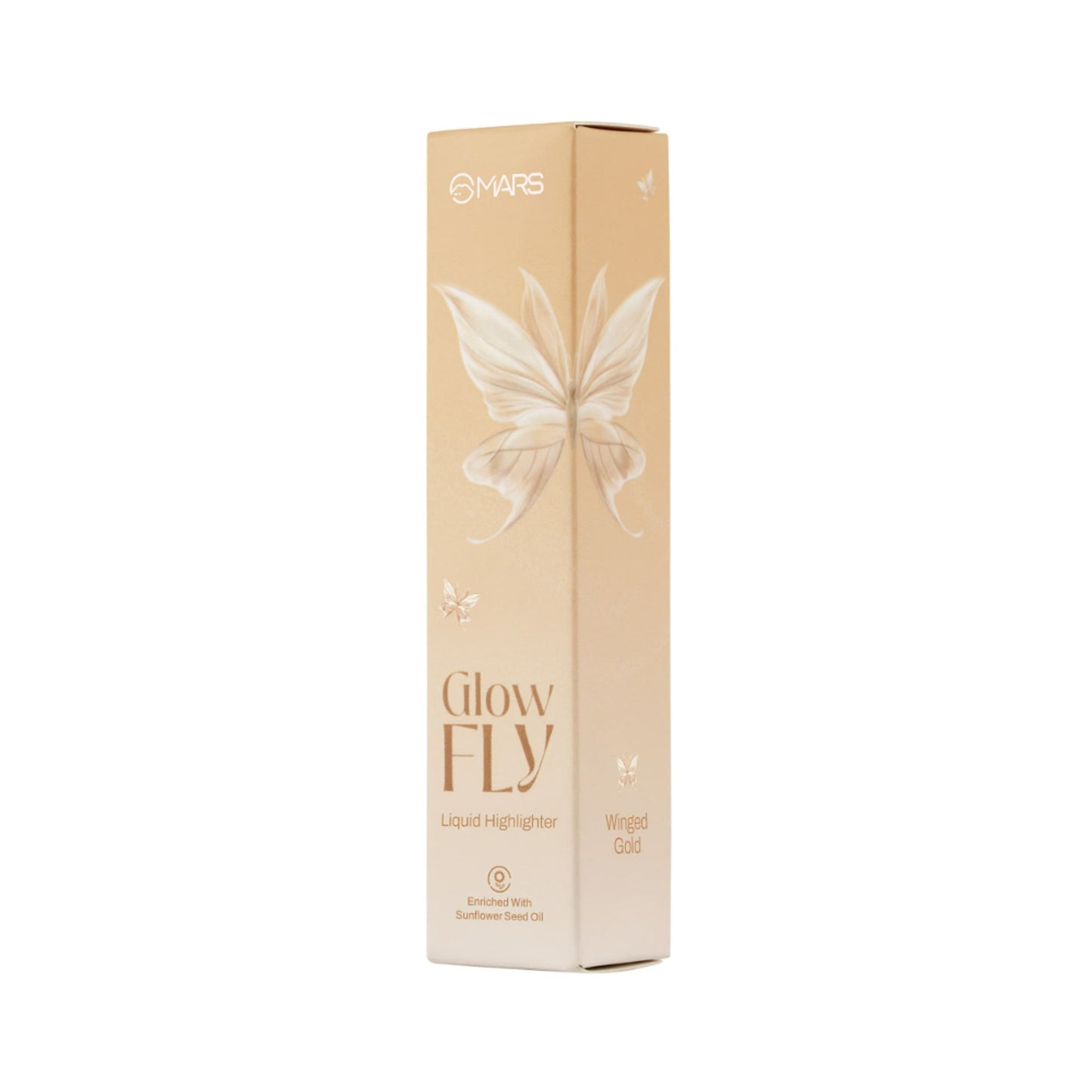 MARS Cosmetics Glow Fly Liquid Highlighter - 03-Winged Gold - Distacart