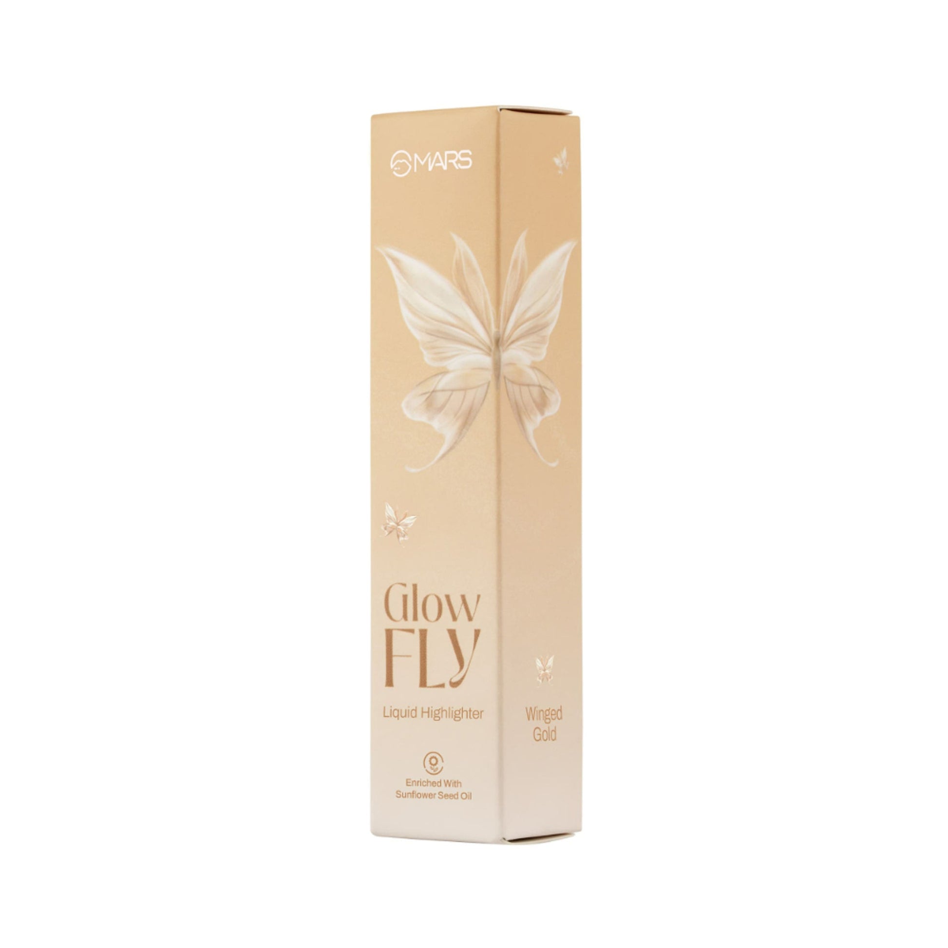 MARS Cosmetics Glow Fly Liquid Highlighter - 03-Winged Gold - Distacart