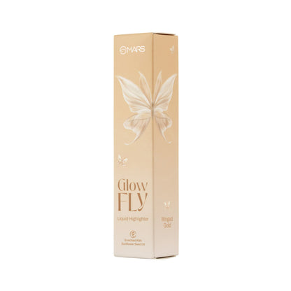 MARS Cosmetics Glow Fly Liquid Highlighter - 03-Winged Gold - Distacart