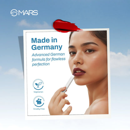MARS Cosmetics Cloud Kiss Soft - Matte Lip Crayon - 15 Midnight Berry - Distacart