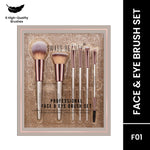 Thumbnail for Swiss Beauty Professional Face & Eye Brush, Soft Synthetic Bristles , Flawless Application- Set of 6
