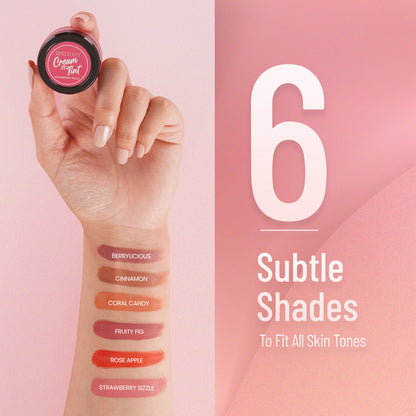 Swiss Beauty Lip & Cheek Cream - Strawberry Sizzle - Distacart