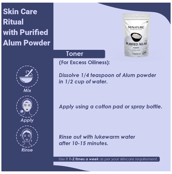 Minature Purified Alum Powder