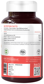 Thumbnail for bliss welness cardio bliss omega 3 6 9 capsule