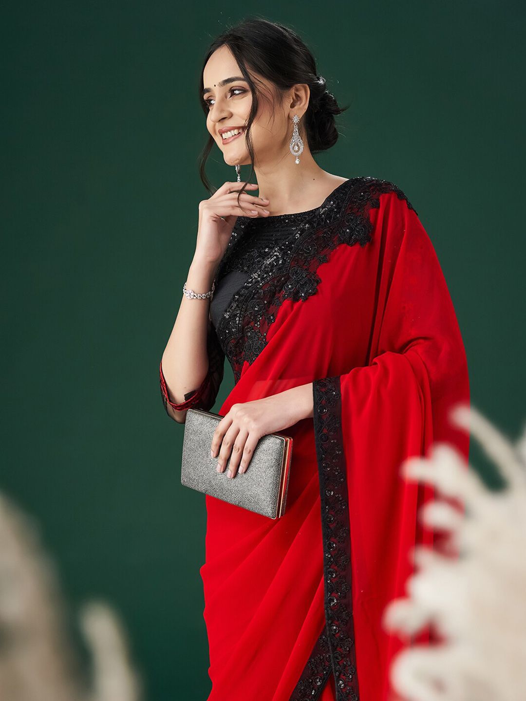 kasee Embroidered Sequinned Sarees