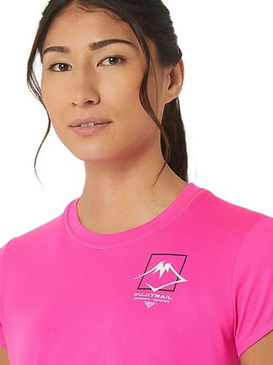 ASICS Fujitrail Logo SS Round Neck T-shirt - Distacart