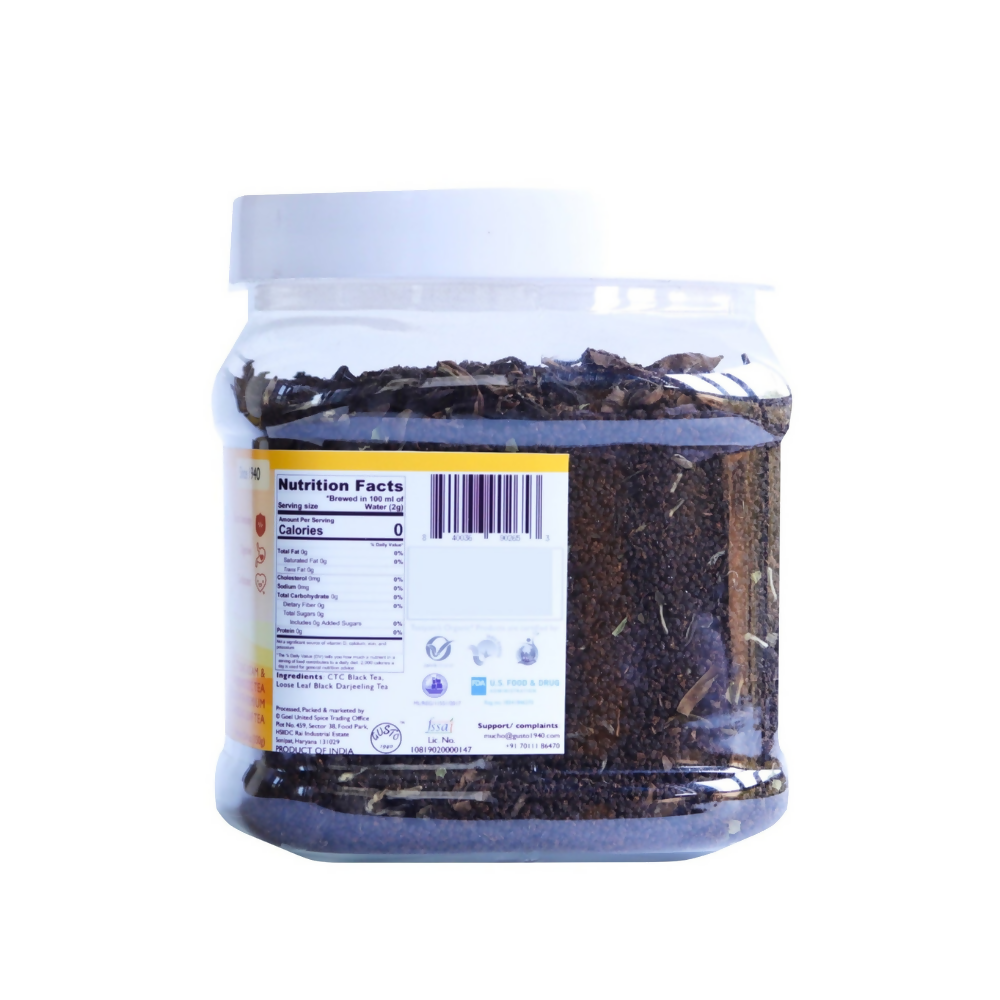 Tassyam Organics Royal CTC Tea | Chai - Jar - Distacart