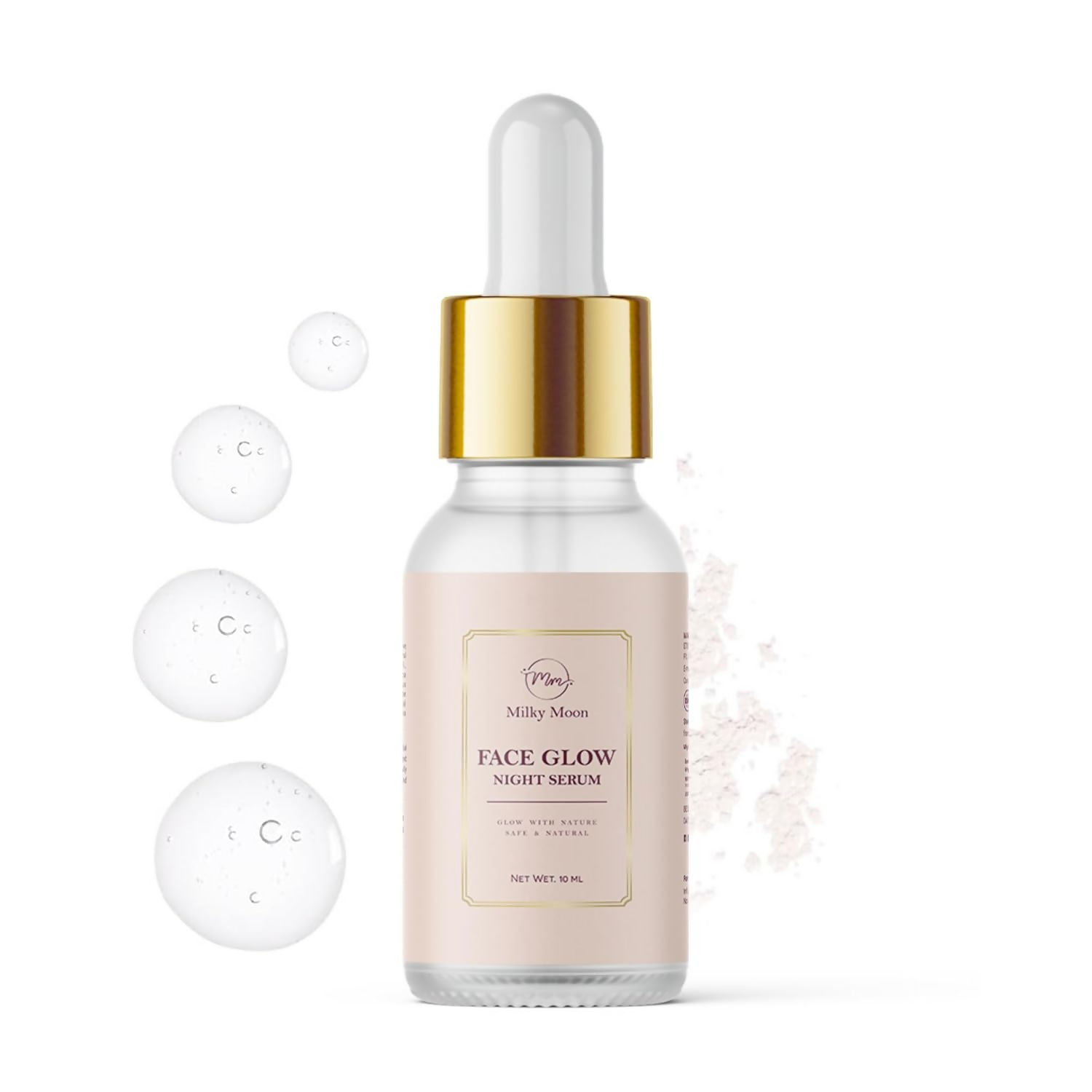Milky Moon Face Glow Night Serum Dark Spot & Brightening Face Serum - Dista