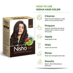 Thumbnail for Nisha Henna Based Hair Colour for Women & Men Original Black - Distacart
