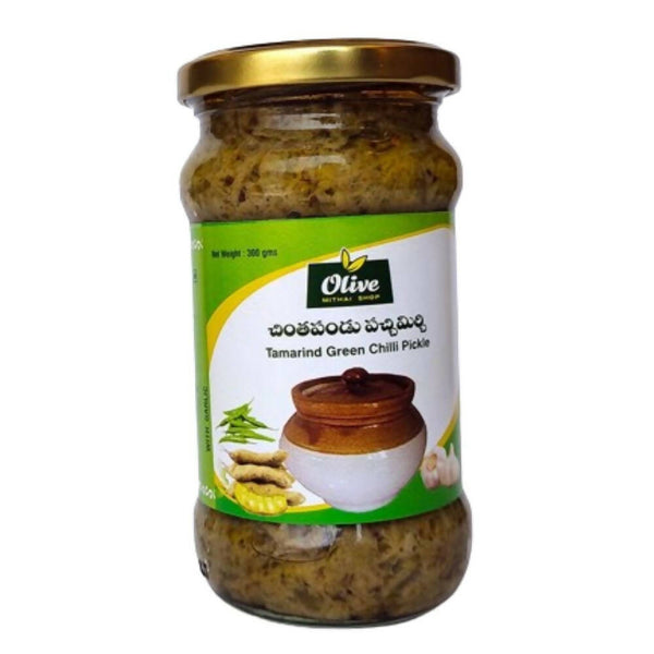 Olive Mithai Chintakaya Greenchilli Pickle - Distacart