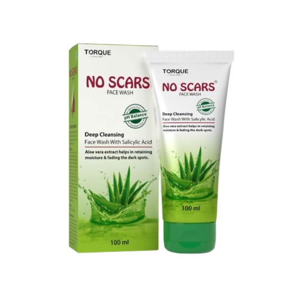 Torque's No Scars Aloevera Face Wash For Deep Cleansing - Distacart