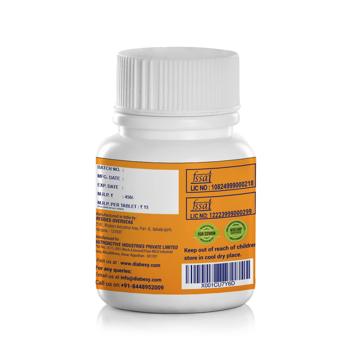 Diabexy Basics Vitamins & Antioxidants Tablets - Distacart