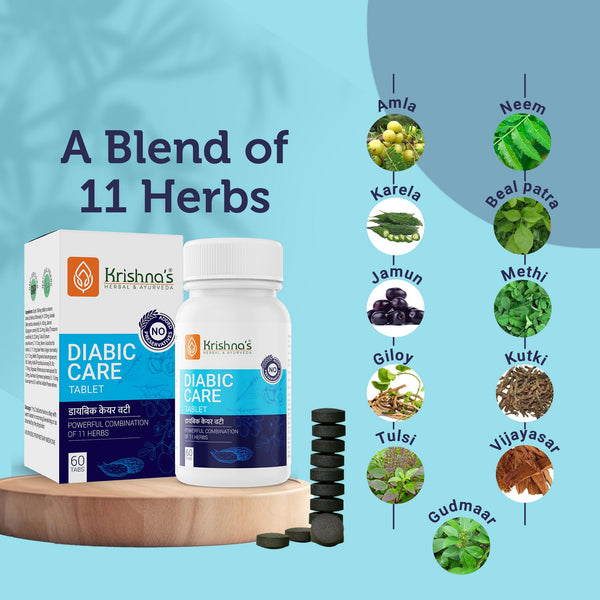 Krishna'S Herbal & Ayurveda Diabic Care Tablets
