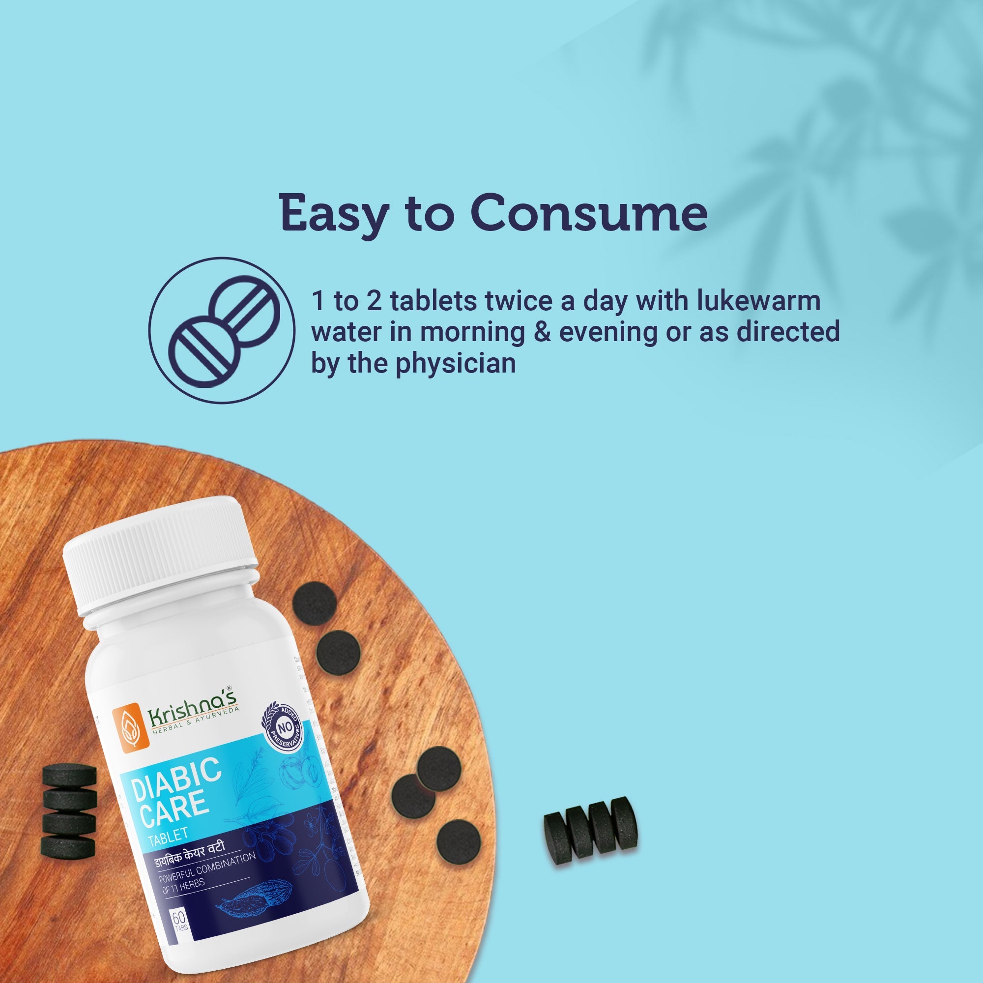 Krishna'S Herbal & Ayurveda Diabic Care Tablets