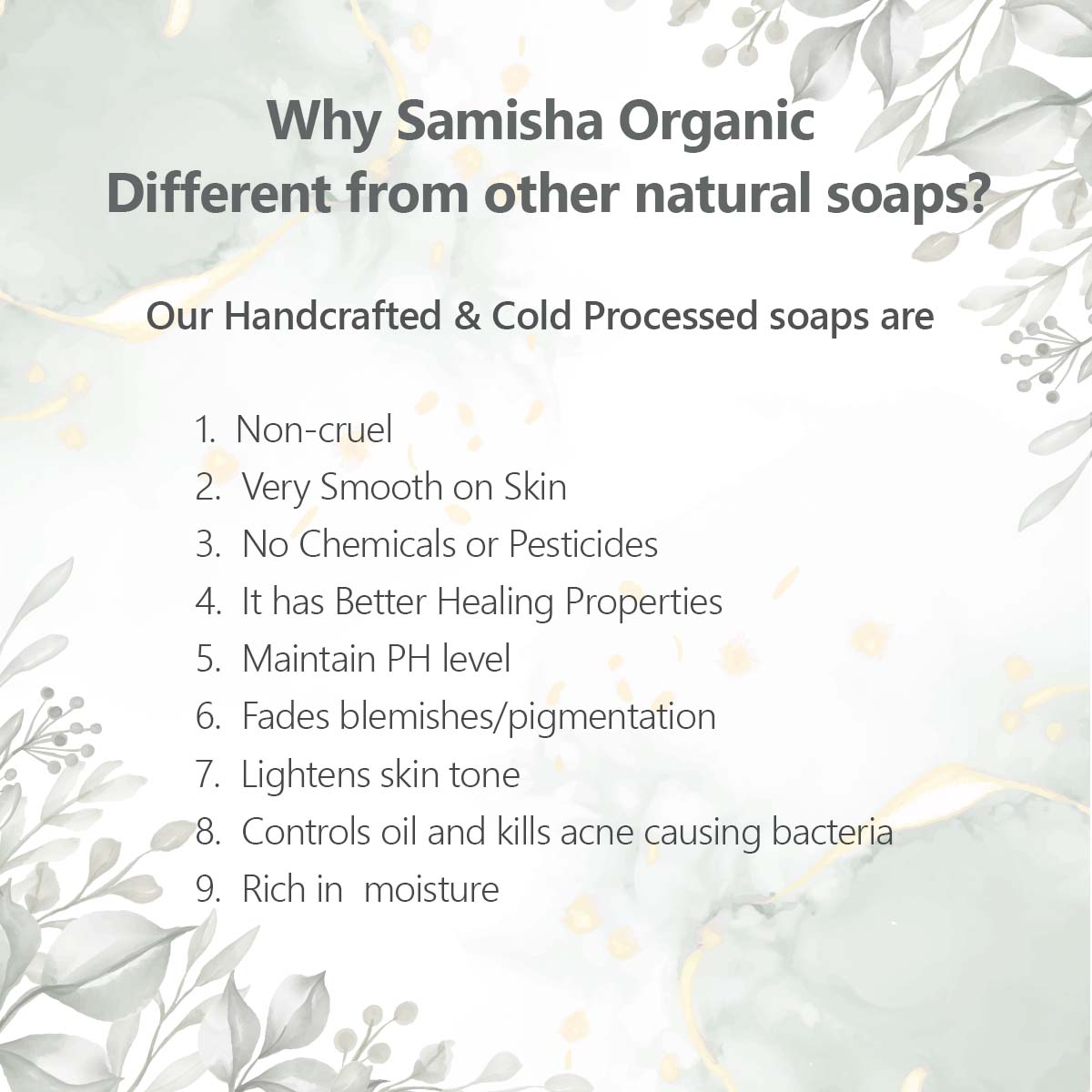 Samisha Organic Multani Mitti & Ubtan Soap - Distacart