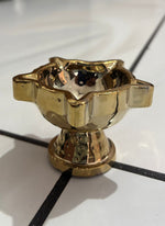 Thumbnail for Wood estate Crafted From Metal Designer Diya - Distacart