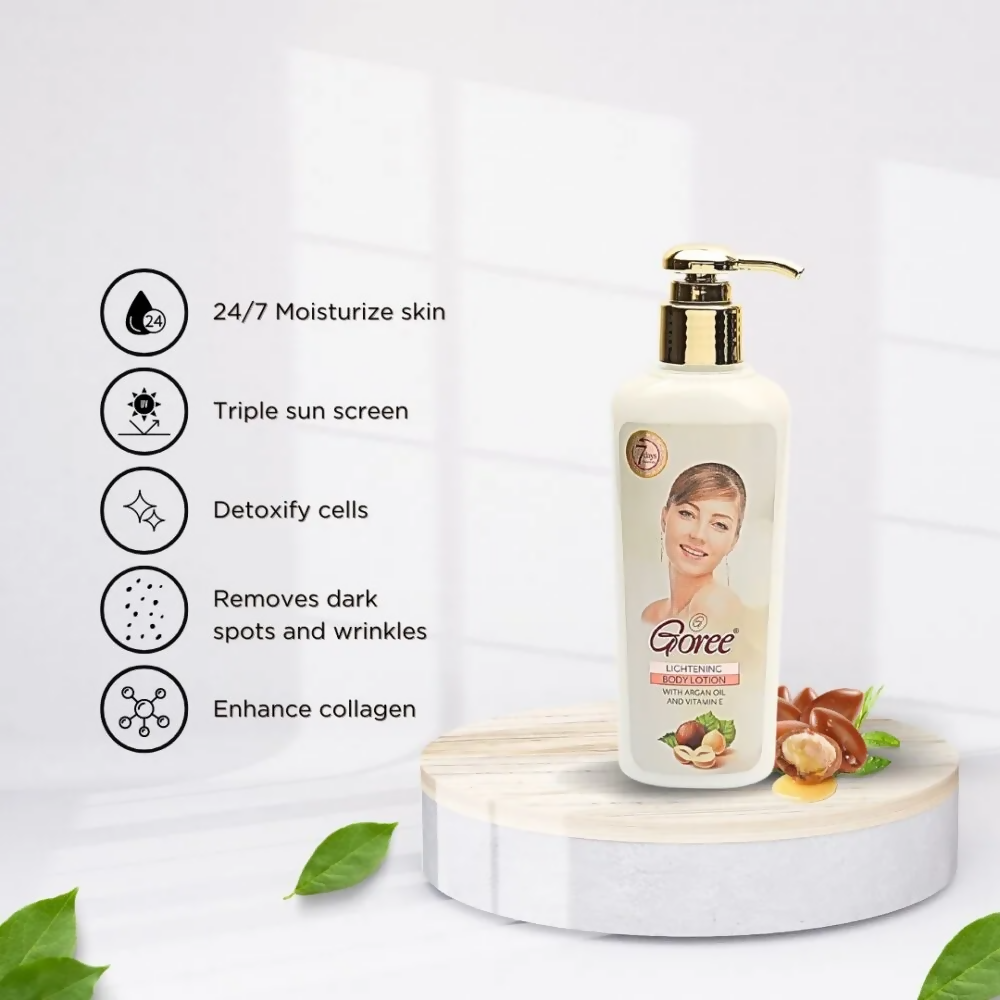 Goree Lightening Body Lotion Vitamin E & Argan - Dista