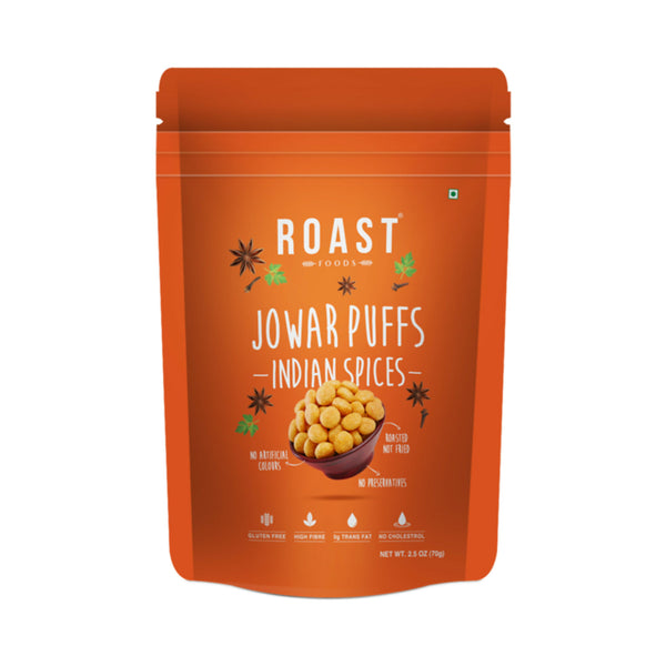Roast Foods Jowar Puff Indian Spices