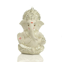 Thumbnail for Collectible India Ganesha Idol Silver Plated - Distacart