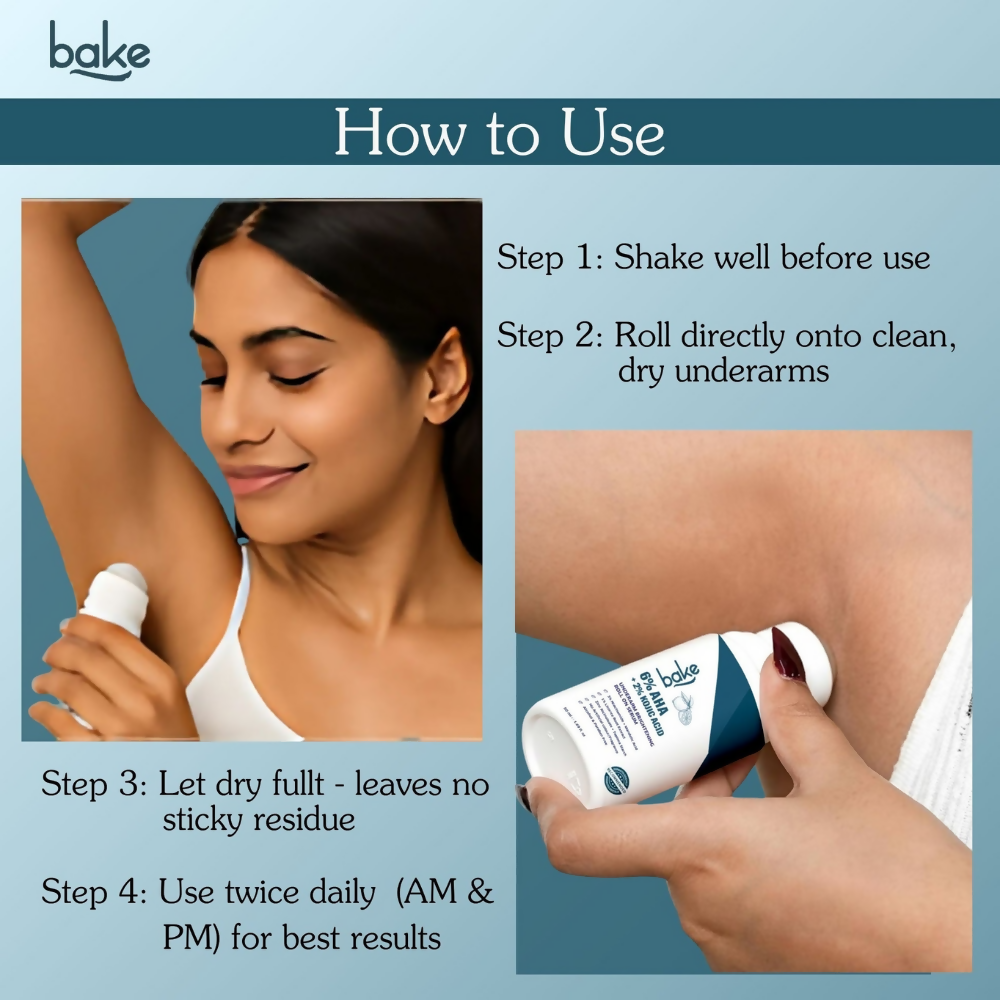 Bake BrightErase™ Underarm Brightening Roll-On Serum - Distacart