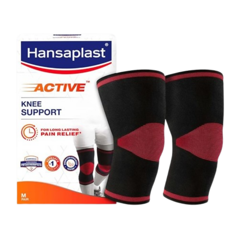 Hansaplast Active Knee Support for Men & Women (Pair) - Distacart