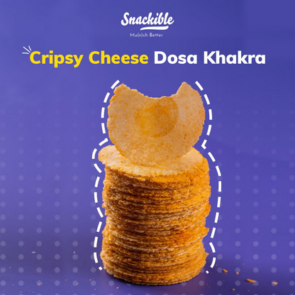 Snackible Cheese Dosa Khakra - Millet Snack - Distacart
