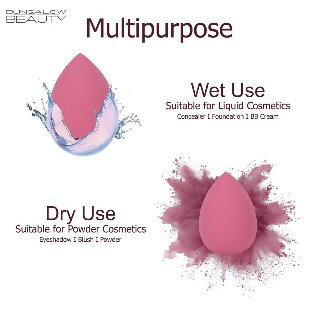 BUNGALOW BEAUTY Makeup Blending Sponge - Pack of 3 - Dista