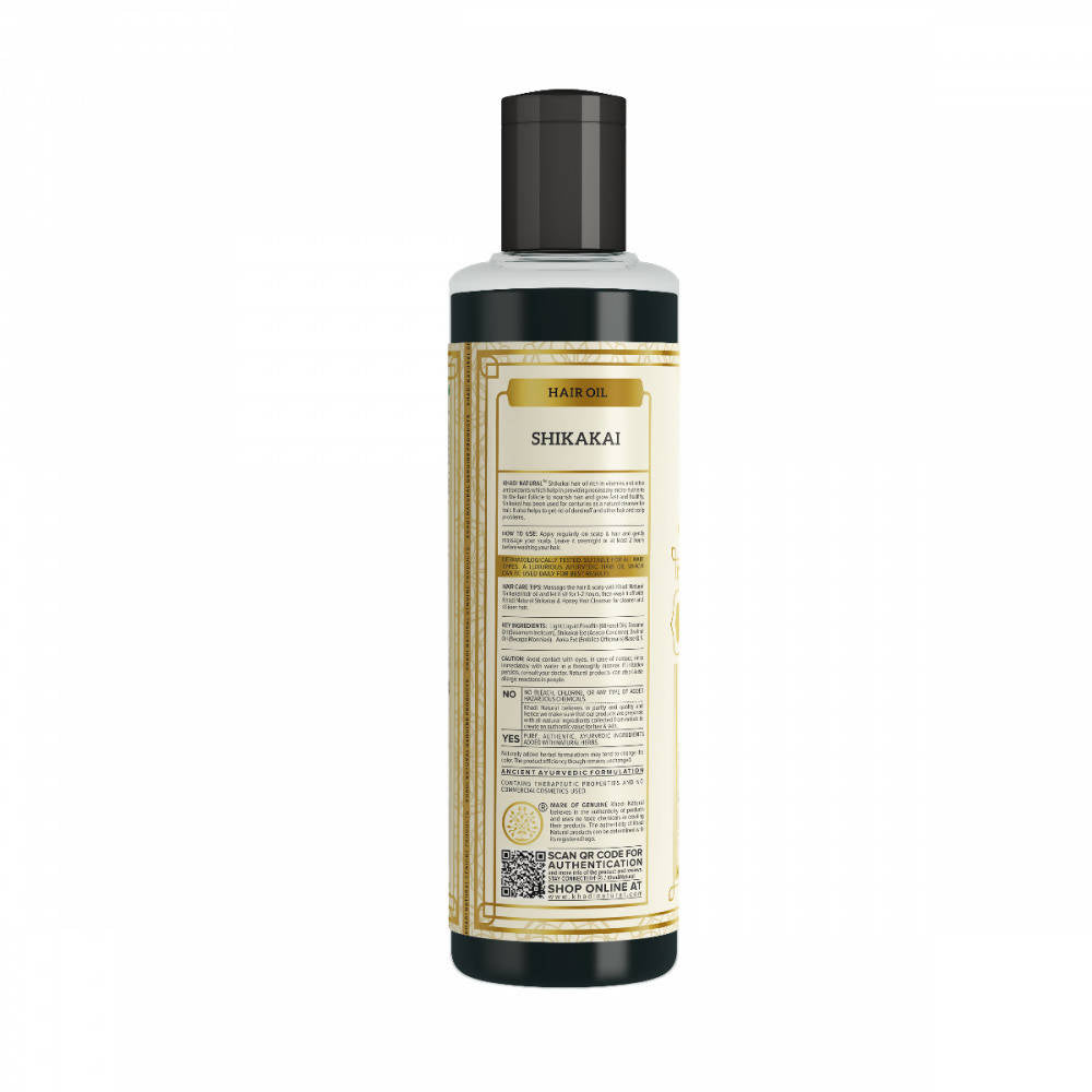 Khadi Natural Shikakai Hair Oil - Limited Time Offer - Distacart