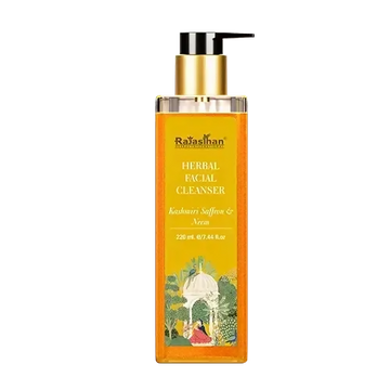 Rajasthan Herbals Herbal Facial Cleanser with Kashmiri Saffron & Neem - Distacart
