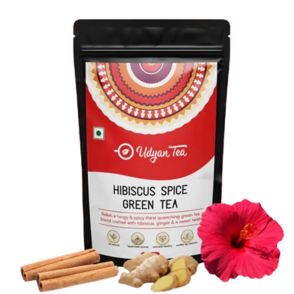 Udyan Tea Hibiscus Spice Green Tea - Dista