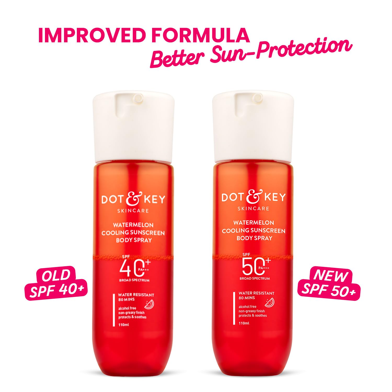 Dot & Key Watermelon Cooling Sunscreen Body Spray SPF 40 Pa+++