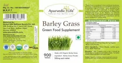Ayurvedic Life Barley Grass Tablets - Distacart