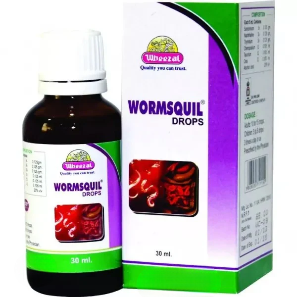 Wheezal Homeopathy Wormsquil Drops - Distacart