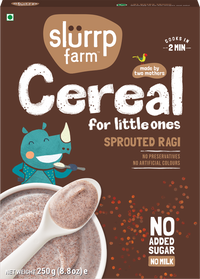 Thumbnail for Slurrp Farm Sprouted Ragi Cereal For Little ones - Distacart